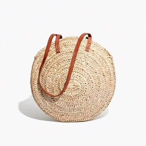 Madewell lucena shopper woven basket bag